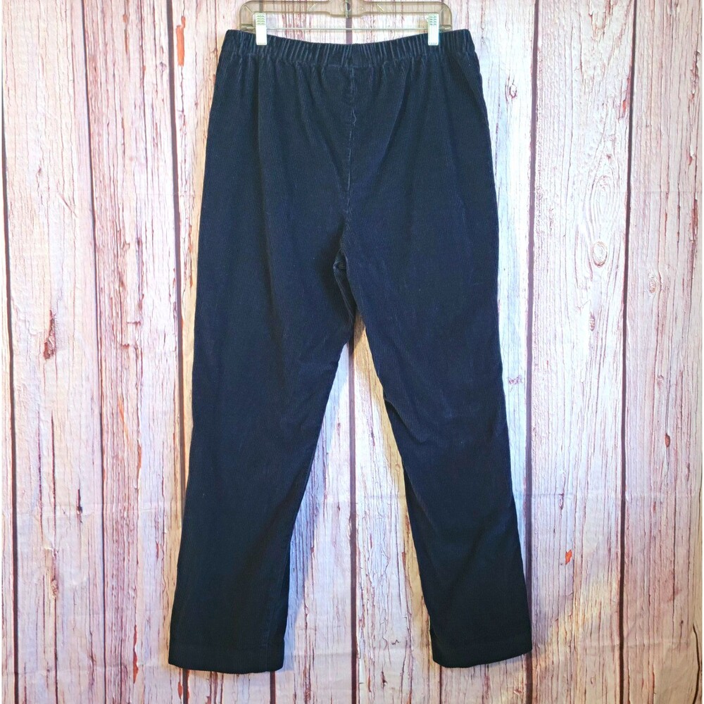 Orvis Vintage Mens Blue Solid Corduroy Cotton Casual Pants Regular Size M
